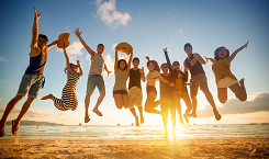 Jumping kids - small